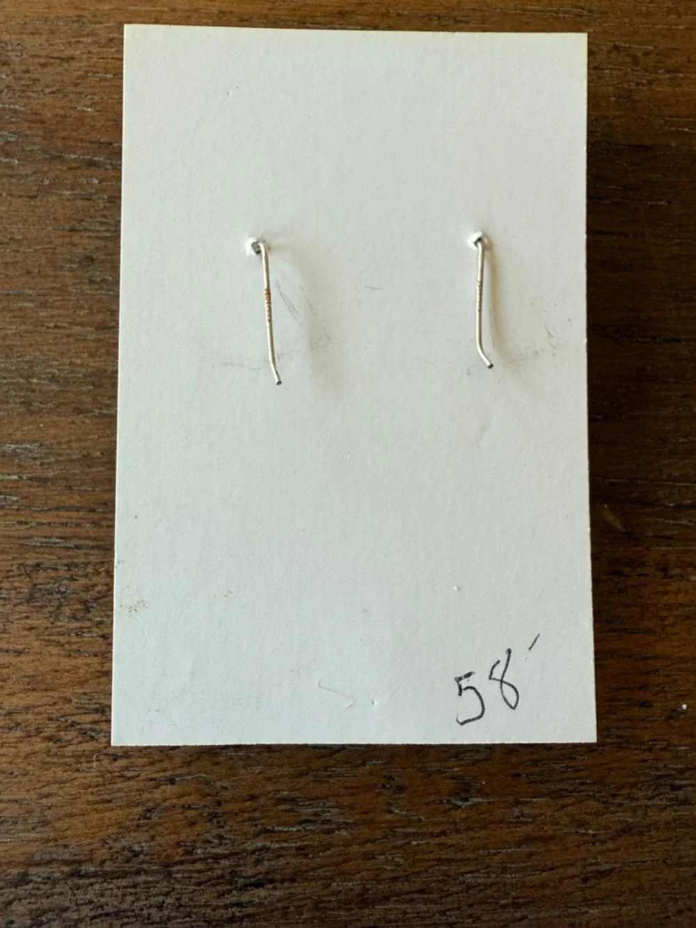 Handmade glass turquoise glass earrings from Alaska  - NWT